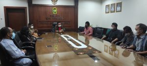 MPS PWM DIY Dampingi Grup Jaya Musik Malioboro (Komunitas Difabel Tuna Netra) Audiensi kepada Wakil Walikota Yogyakarta