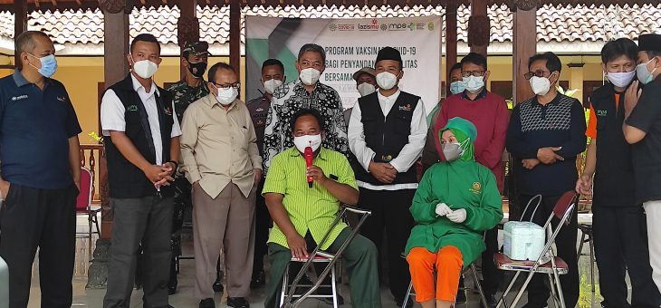 MCCC Vaksinasi Masyarakat Penyandang Disabilitas di Bantul